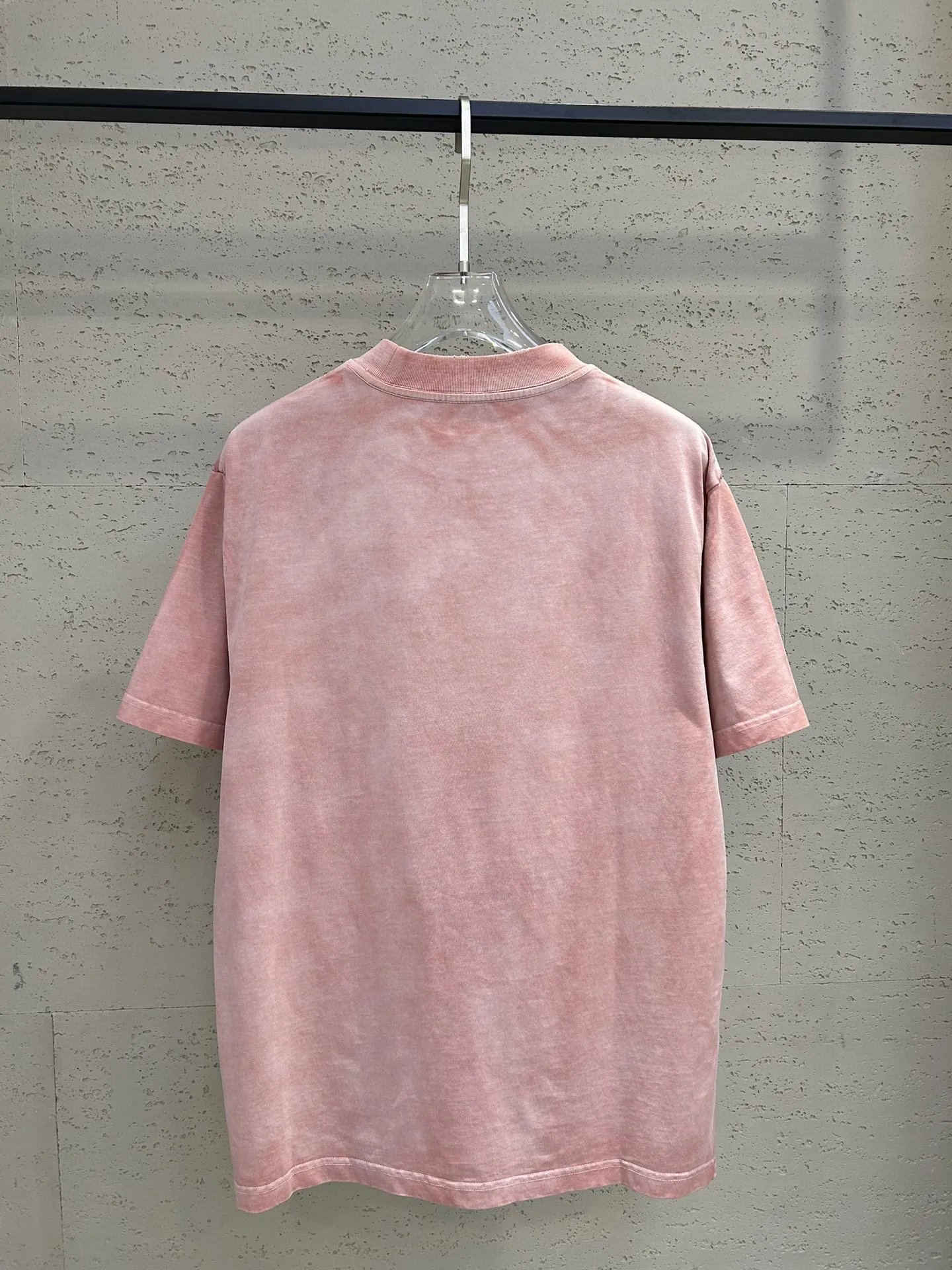 Alexander Wang Pink Washed Cotton Logo T-Shirt