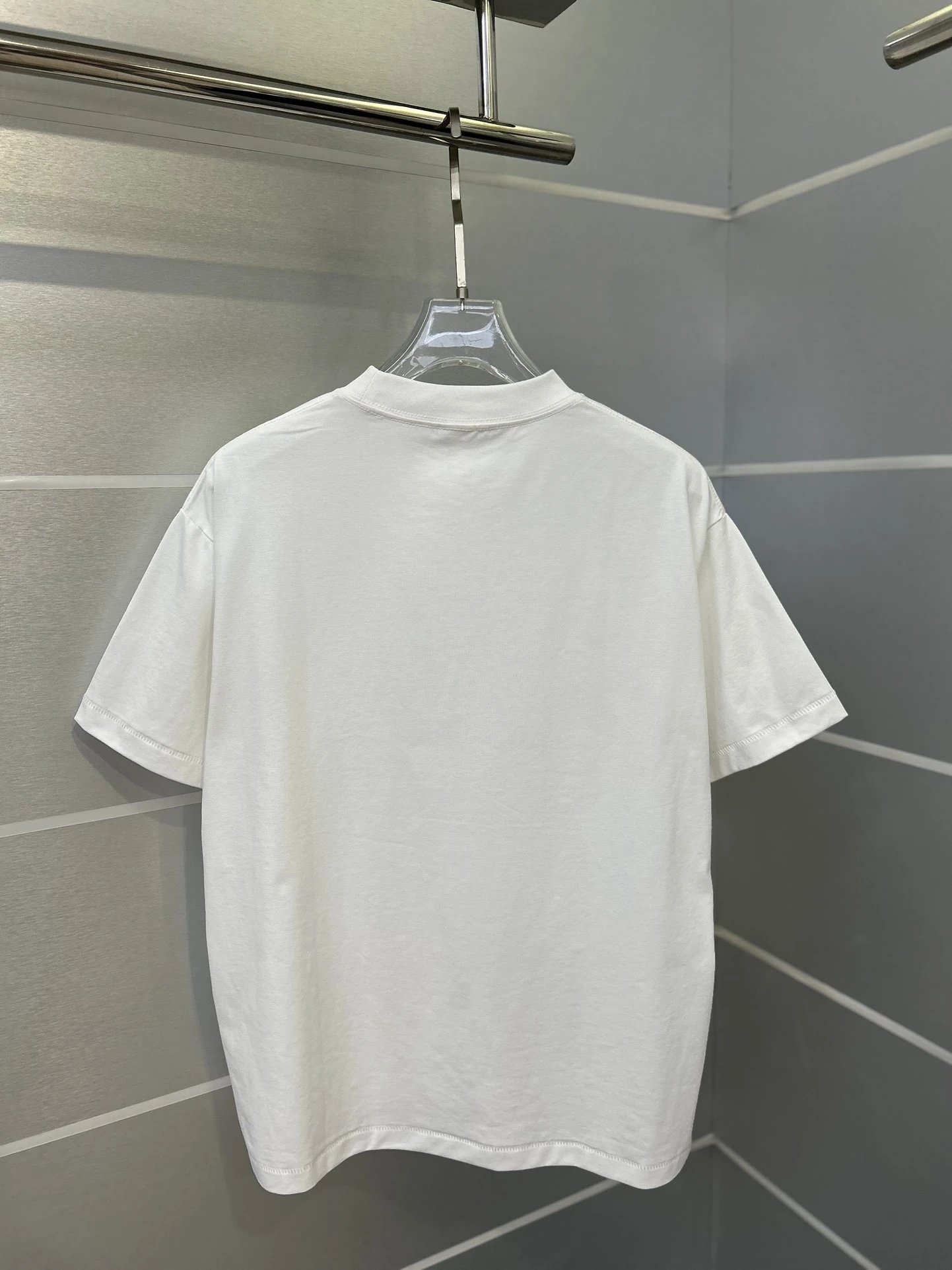 Alexander Wang White Logo Cotton Unisex T-Shirt