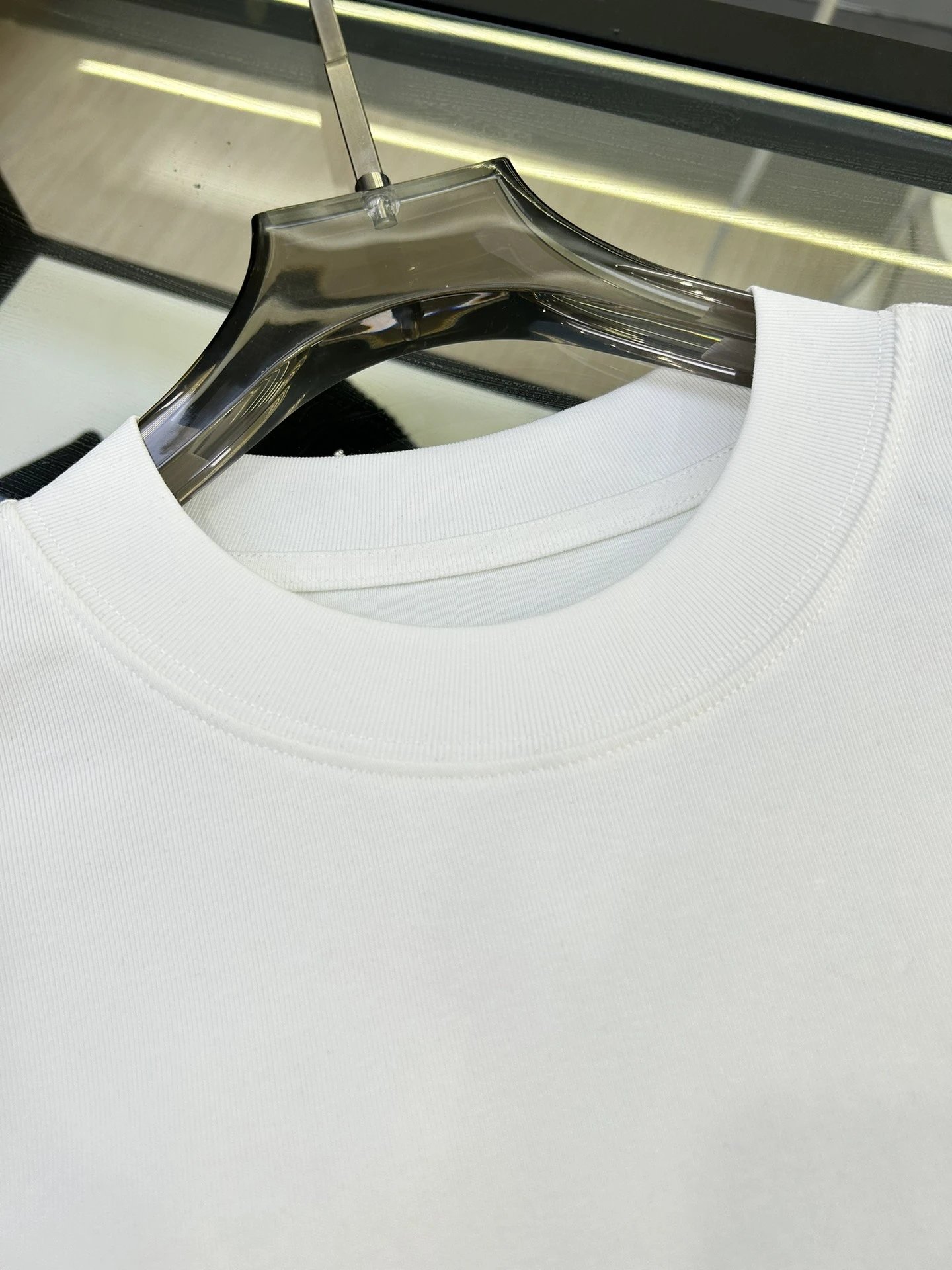 Alexander Wang White Unisex Hoodie Red Apple Logo
