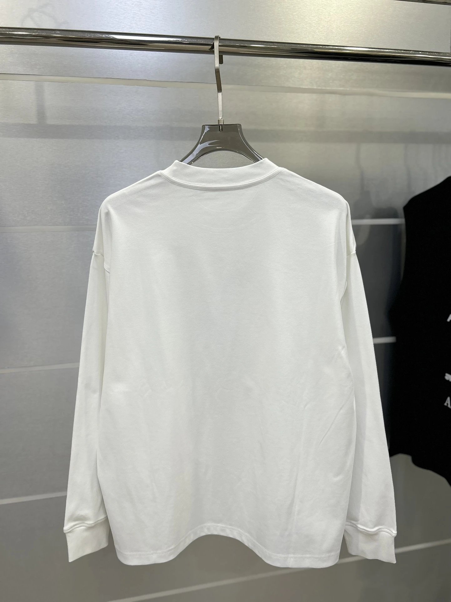Alexander Wang White Logo Cotton Hoodie