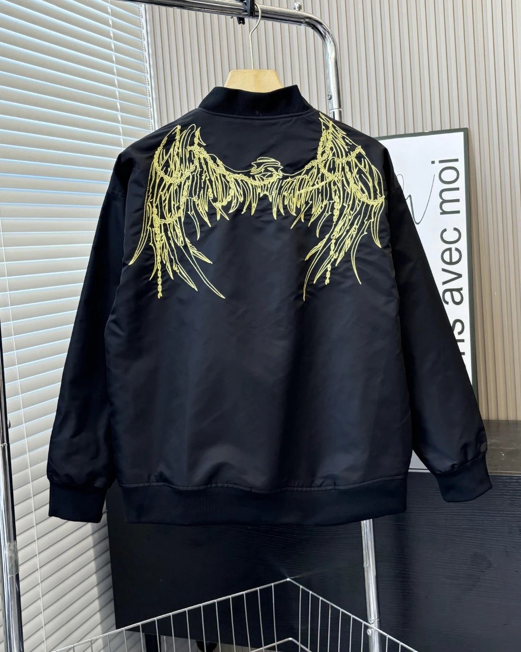 BOY LONDON Black Nylon Windproof Unisex Jacket