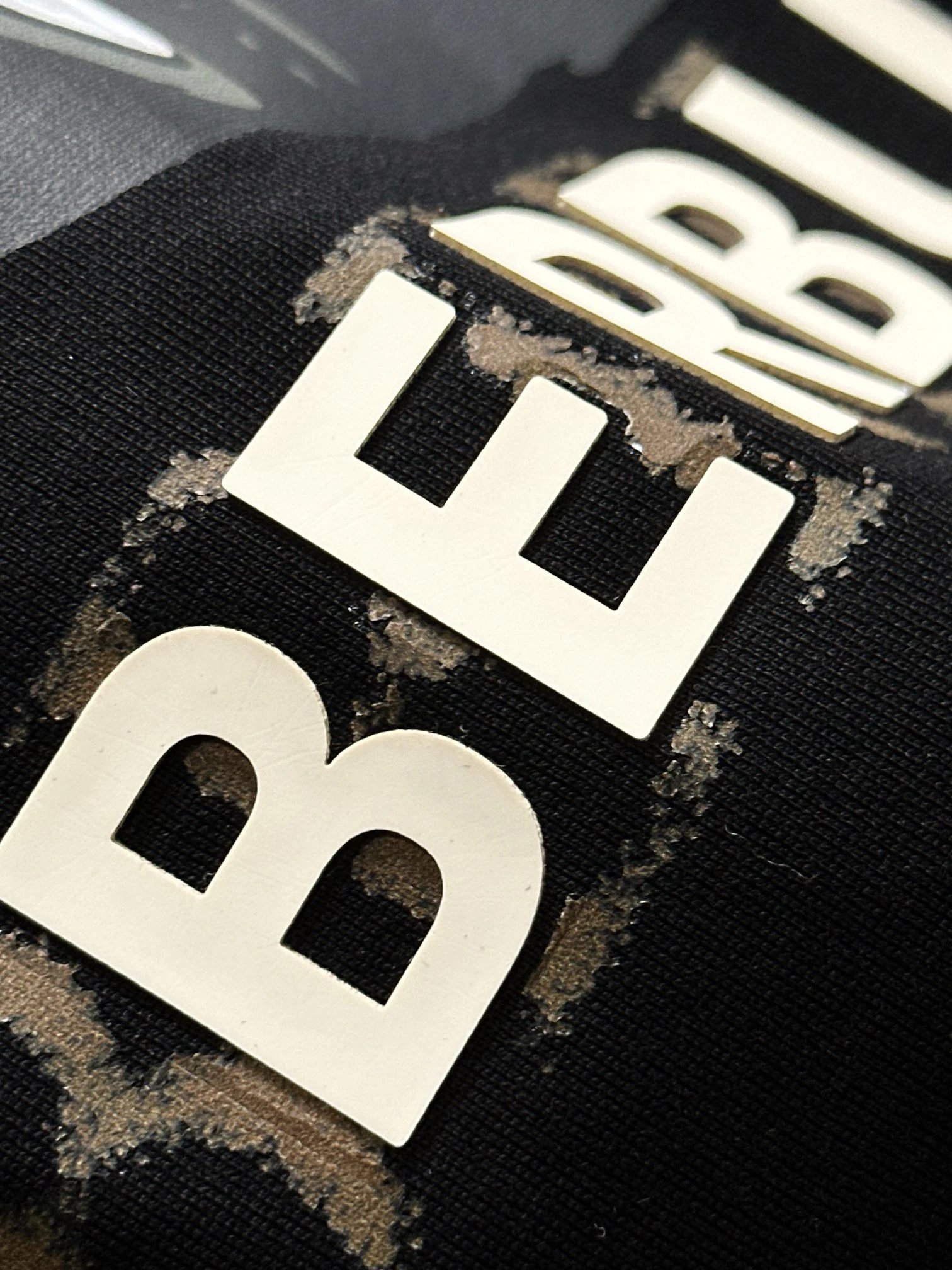 Burberry Black Teddy Bear Car Print T-Shirt
