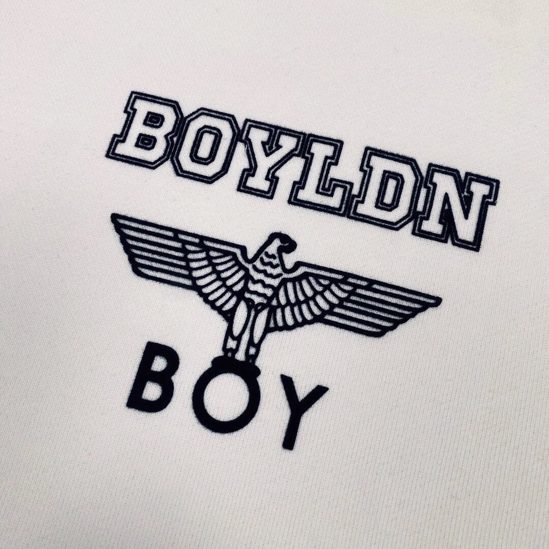 BOY LONDON White Eagle 1976 Cotton Sweatshirt