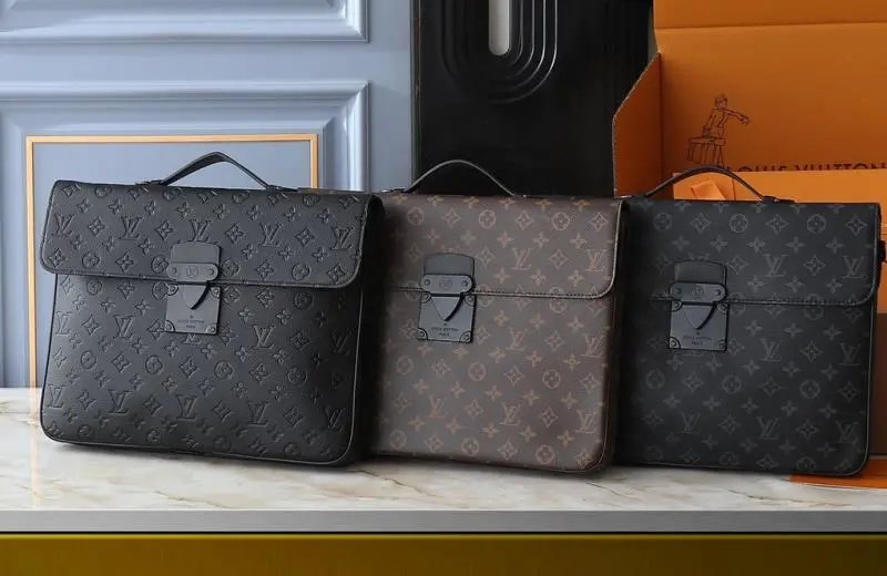 Louis Vuitton Monogram Briefcase Portfolio Bag