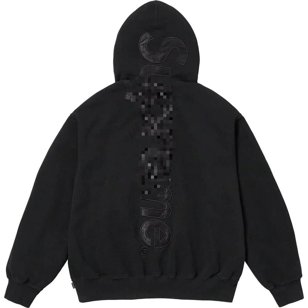 Black letters (large letters on the back)
