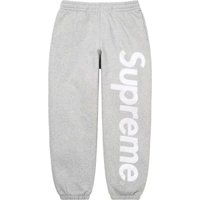 Flower gray (big letter pants)
