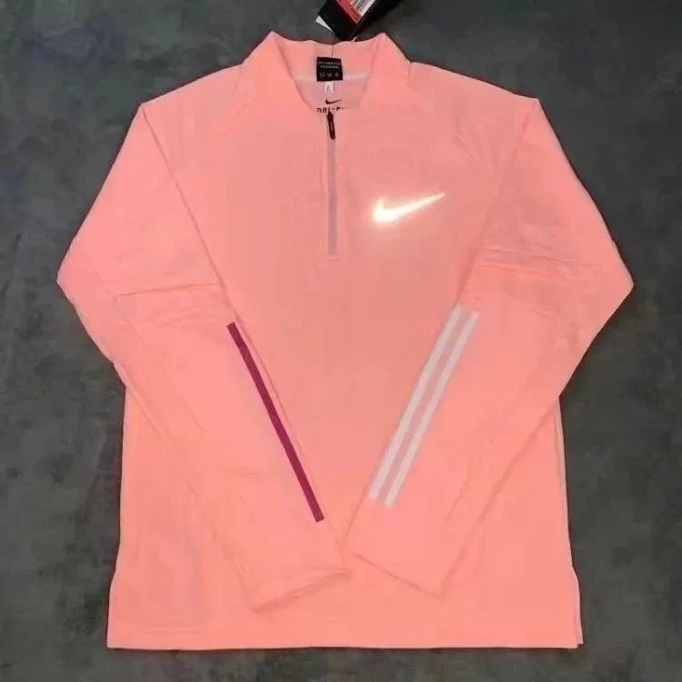 Nike Matching Sets Hooded zip-up windbreaker and tapered pants set — Half-zip long-sleeve 9