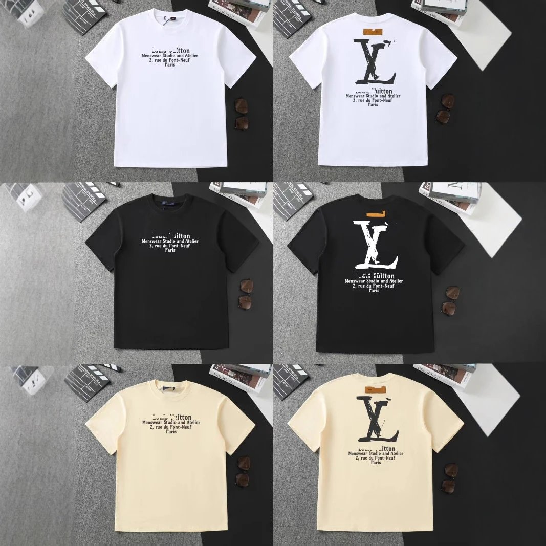 Louis Vuitton Logo Print White