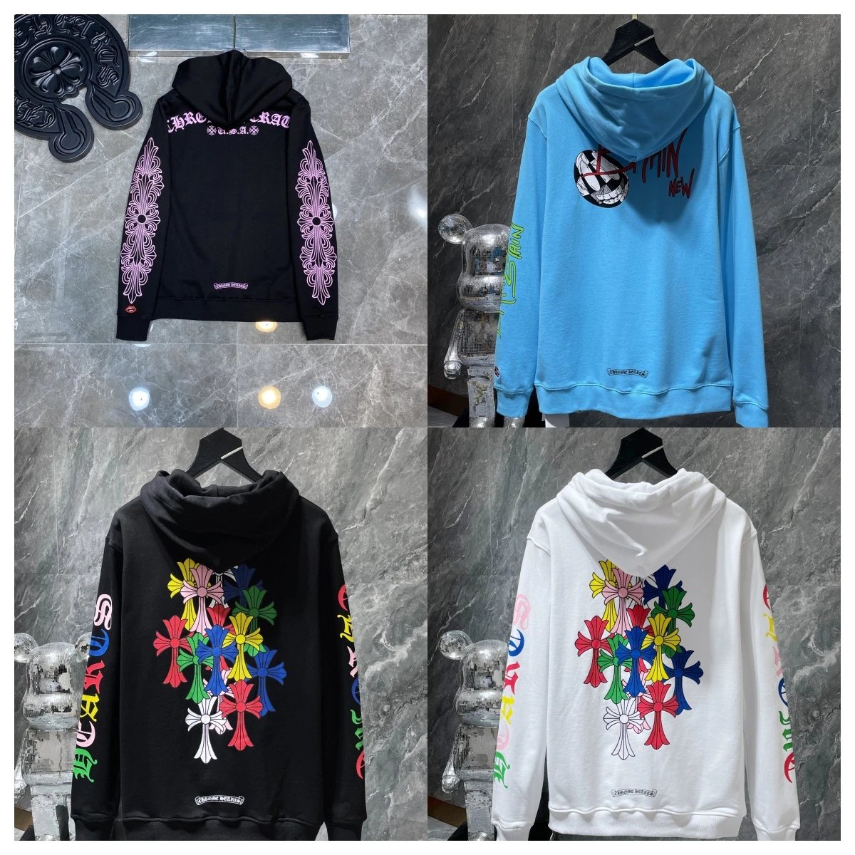 Chrome Hearts White Cross Hoodie