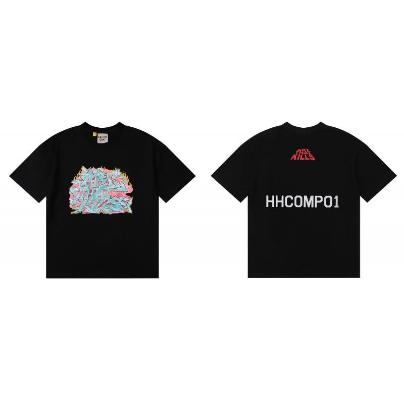 Flame Text Black 6055
