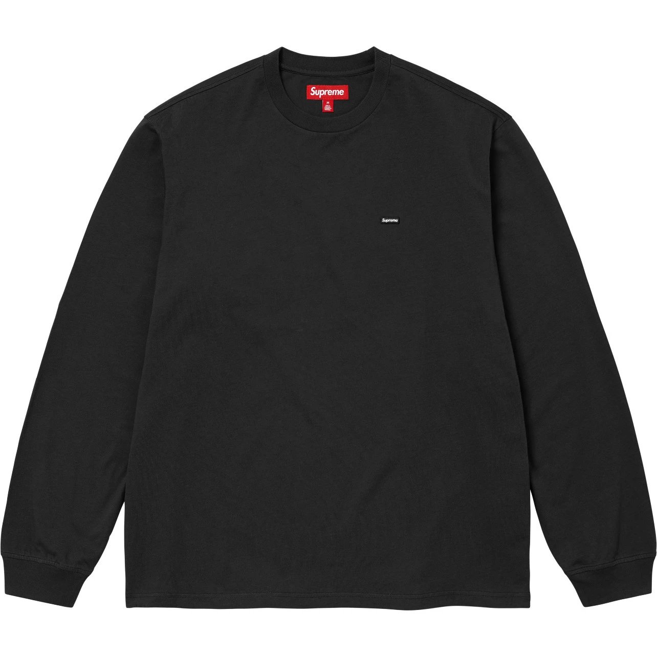 Supreme Box Logo Black Long-Sleeve Crewneck T-Shirt