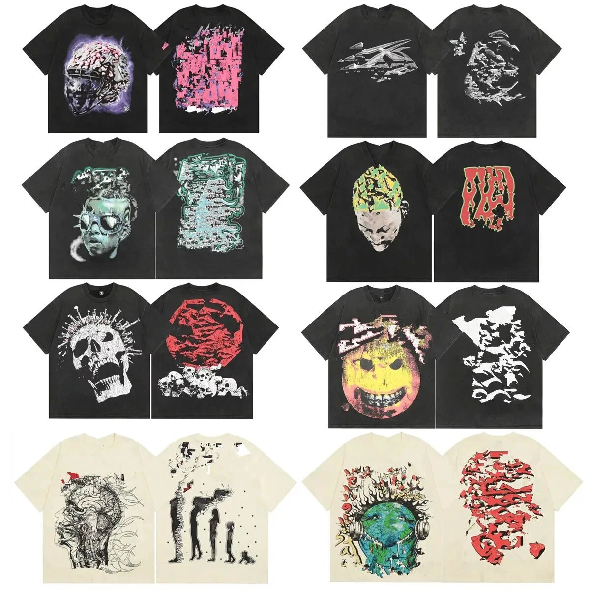New summer European and American trendy men's and women's T-shirts