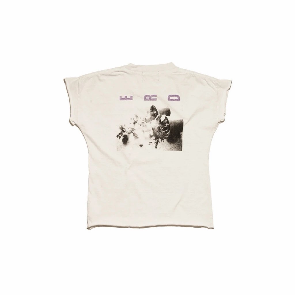 Purple Rose Pattern T-Shirt