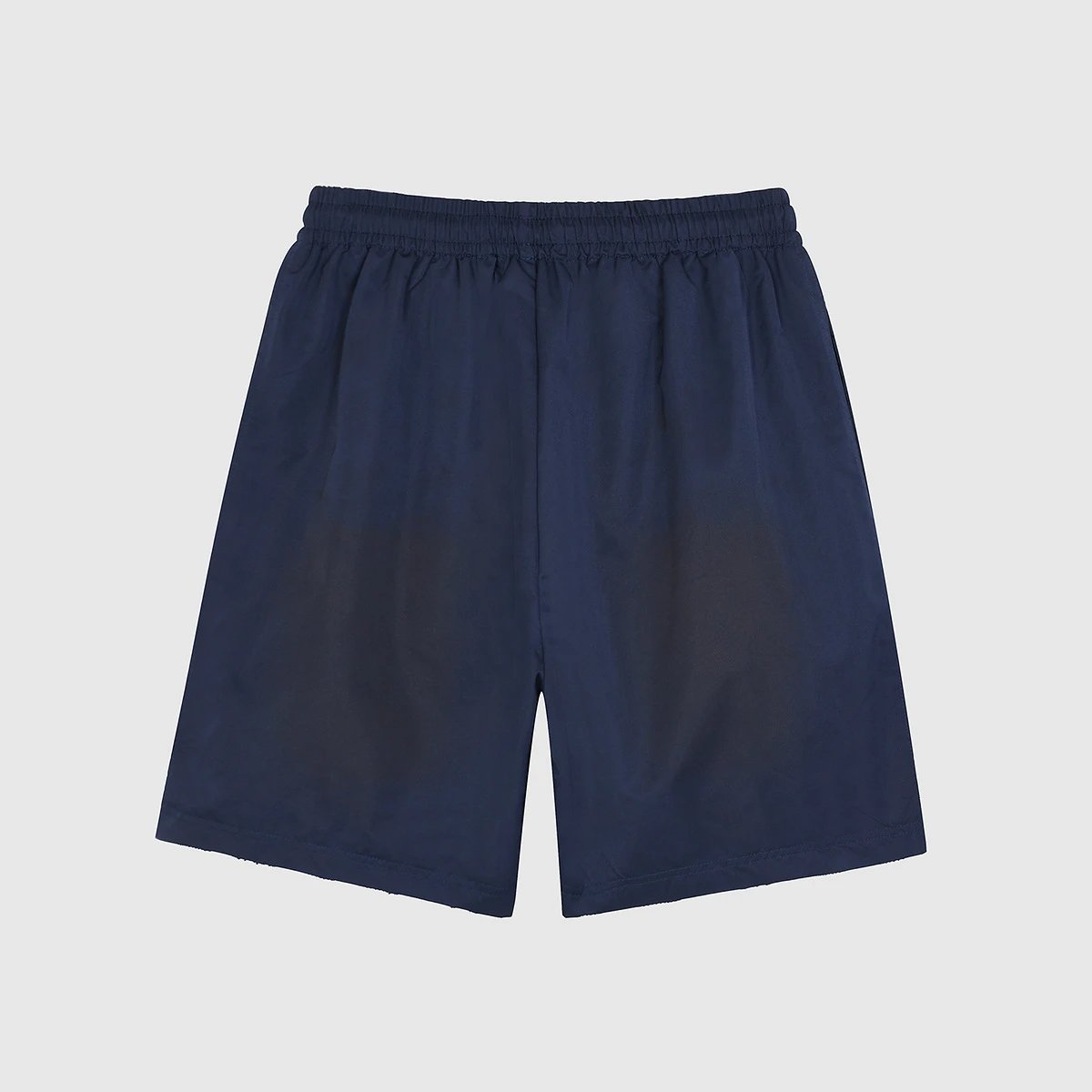 Design Bencn 8A Crest Embroidered Performance Shorts Navy Shorts - 5
