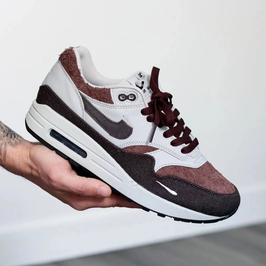 Nike Air Max 1 White Brown Cas