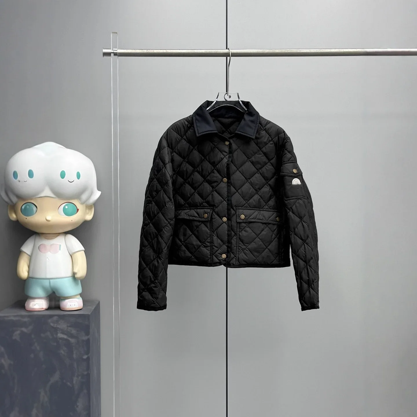 Mengjia New Chitre Diamond-Quilted Down Jacket