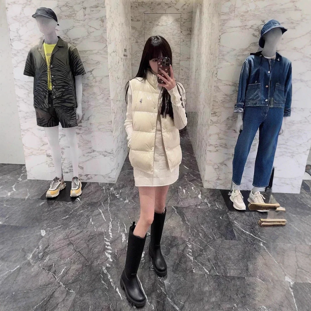 Mengjia 25SS Unisex Patchwork Down Vest