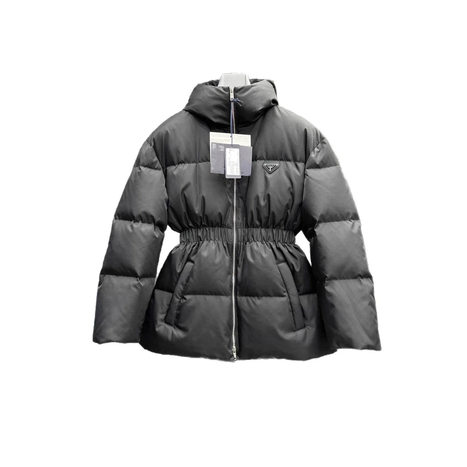 PUJIA Women's Logo Lapel Down Jacket