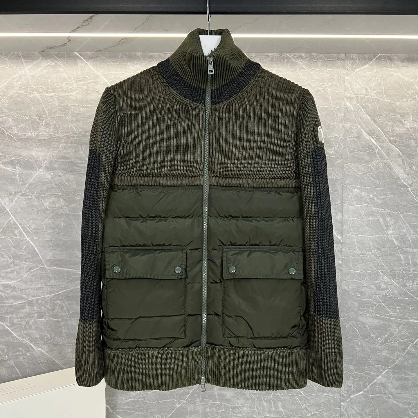 Mengjia Men's Stand Collar Down Jacket