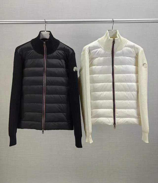 Mengjia Men's FW25 Patchwork Down Jacket Detail