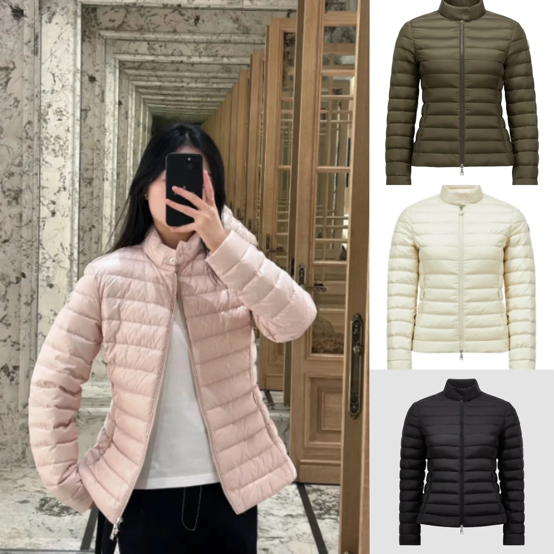 Mengjia Igelle Short Slim Down Jacket