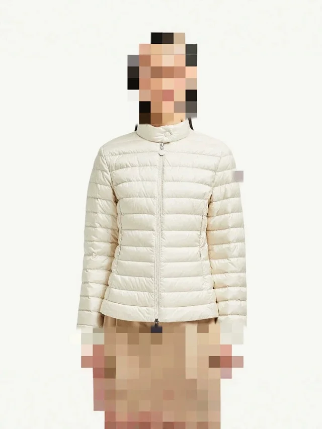 Mengjia Igelle Short Slim Down Jacket Detail