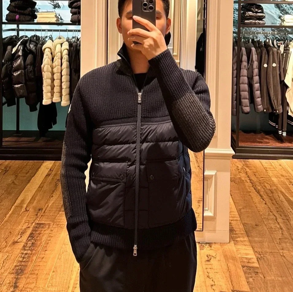 Mengjia Men's Stand Collar Down Jacket