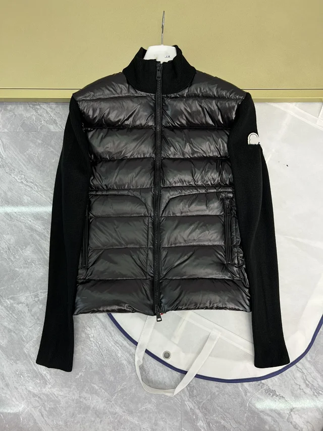 Mengjia 25SS Men's Patchwork Knit Puffer Detail