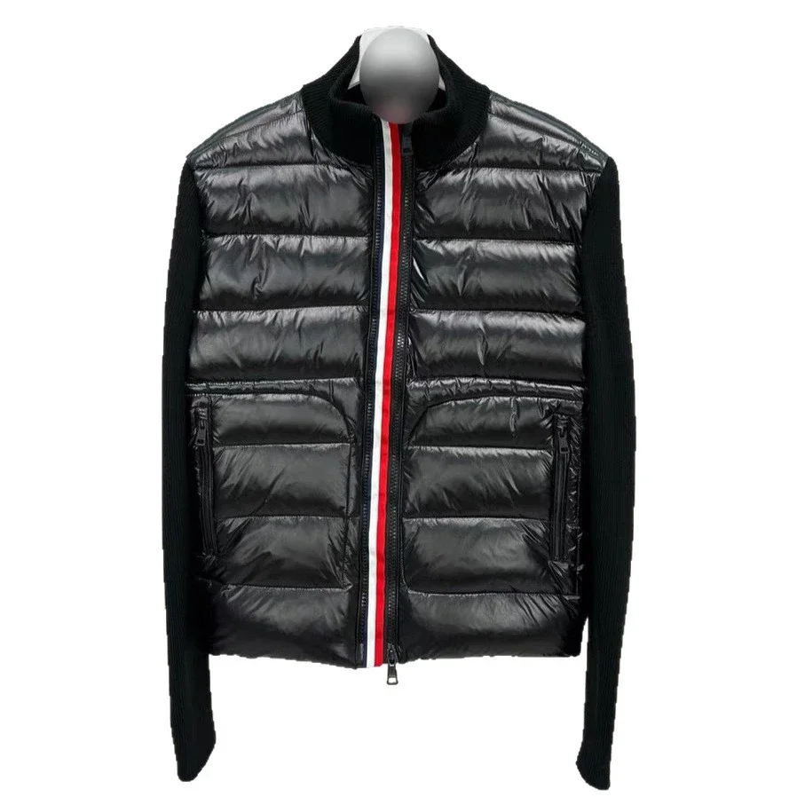 Mengjia 25SS Men's Patchwork Knit Puffer