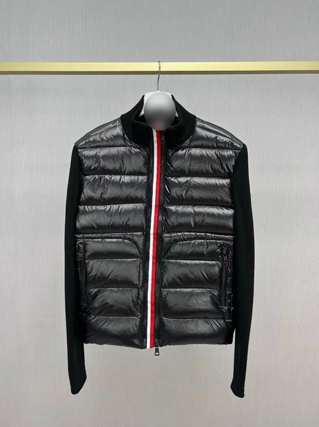 Mengjia 25SS Men's Patchwork Knit Puffer Detail