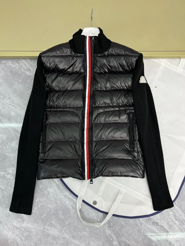Mengjia 25SS Men's Patchwork Knit Puffer Detail
