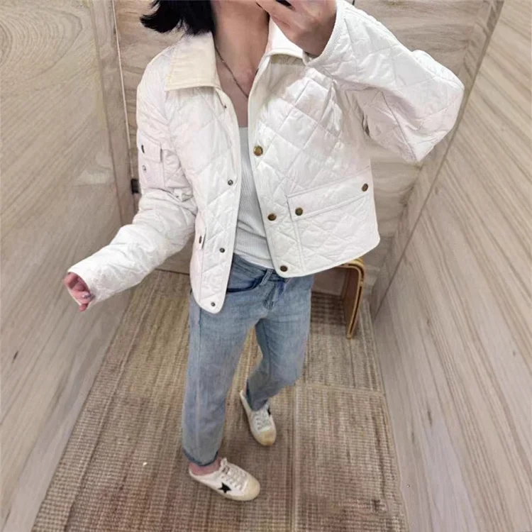 Mengjia New Chitre Diamond-Quilted Down Jacket