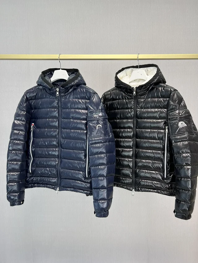 M's Men's Galion Solid Hooded Puffer Detail