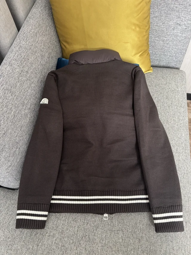 Mengjia 25SS Men's Knit-Patch Down Jacket Detail