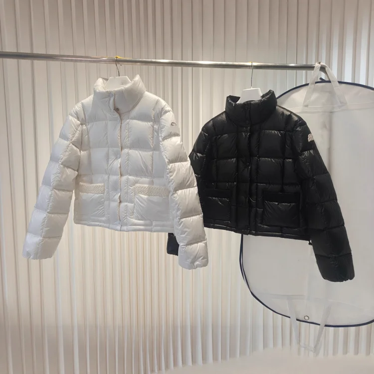 Moncler Jarcieu Woven-Trim Short Women's Puffer