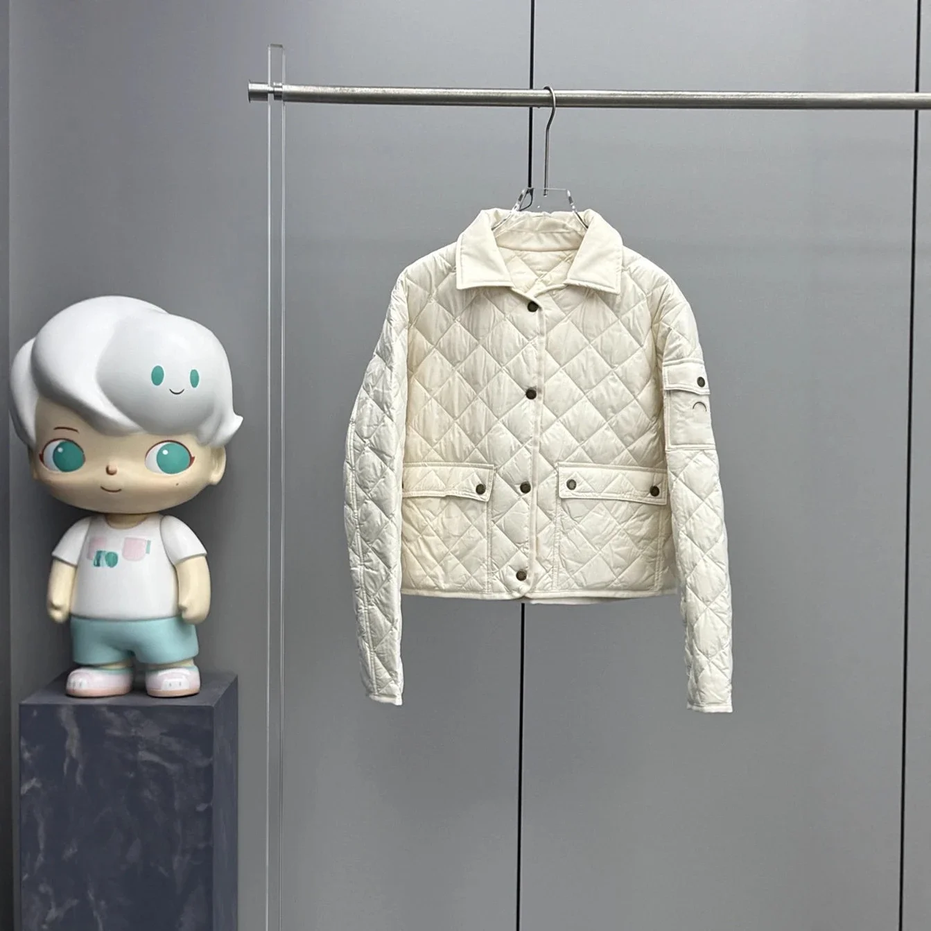 Mengjia New Chitre Diamond-Quilted Down Jacket
