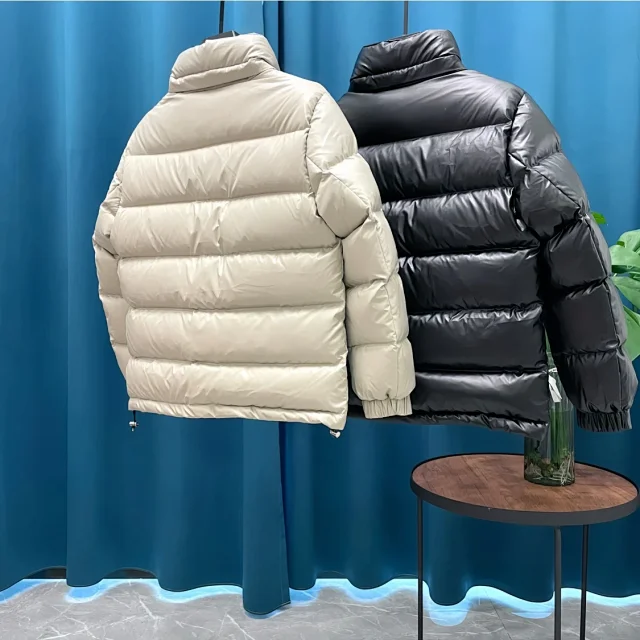 PRA2025 Unisex Minimalist Hooded Down Jacket Detail