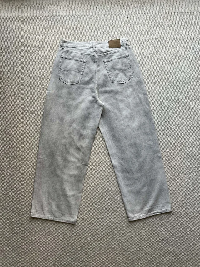 Exclusive Balenciaga SS25 Distressed Denim Jeans Detail