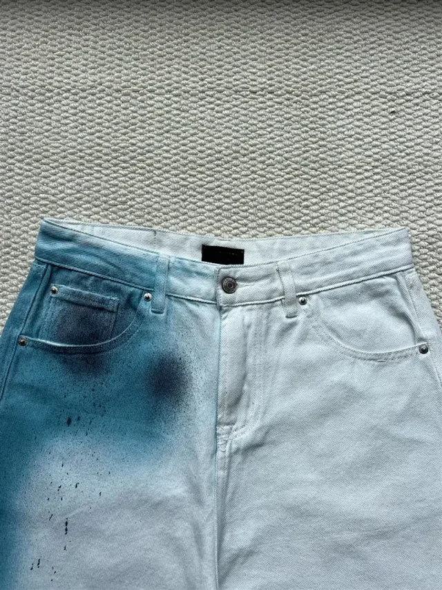 Balenciaga 25SS Distressed Denim Jeans Detail