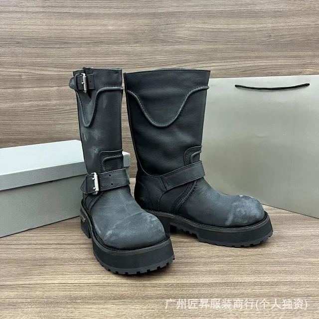 Unisex Paris Venom Gothic Martin Boots Detail