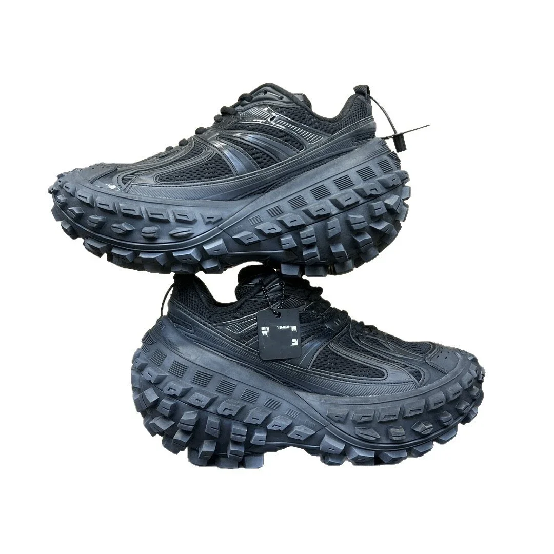 Unisex Distressed Paris Platform Dad Shoes