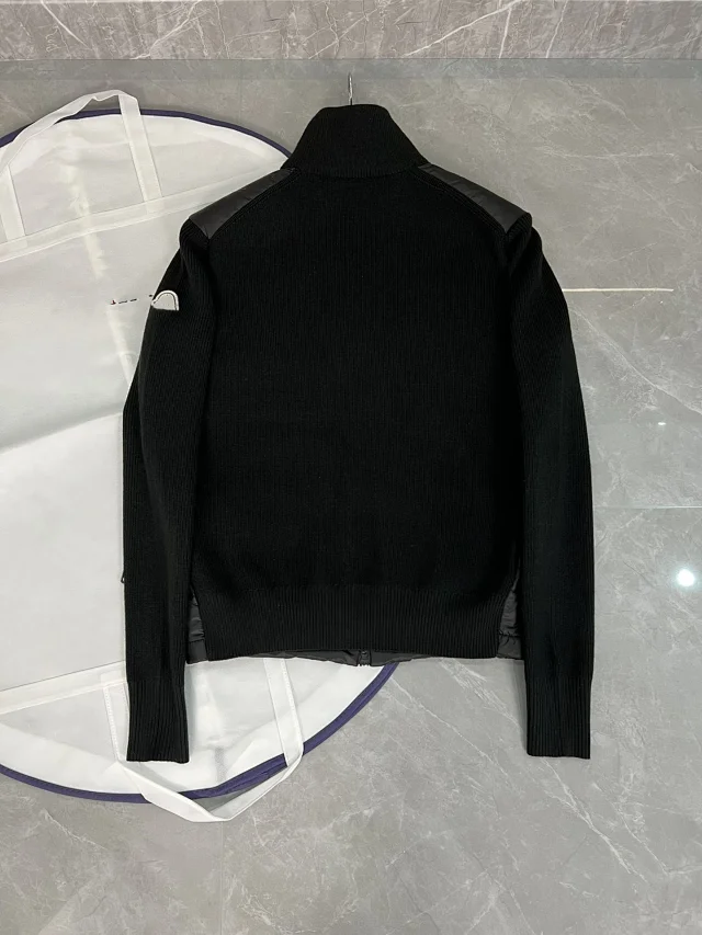 Meng Men's Corduroy Patchwork Down Jacket Detail