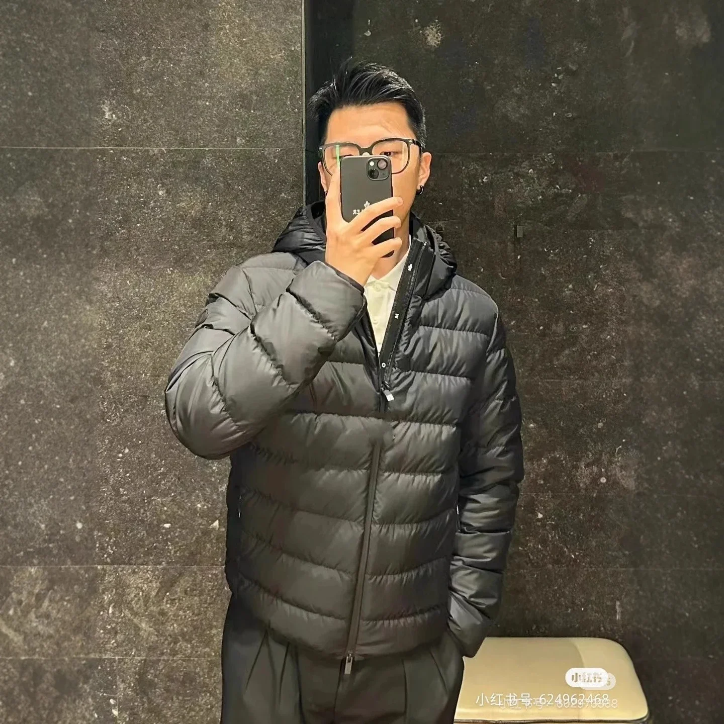 Jeluz Black Label Light Hooded Down Jacket