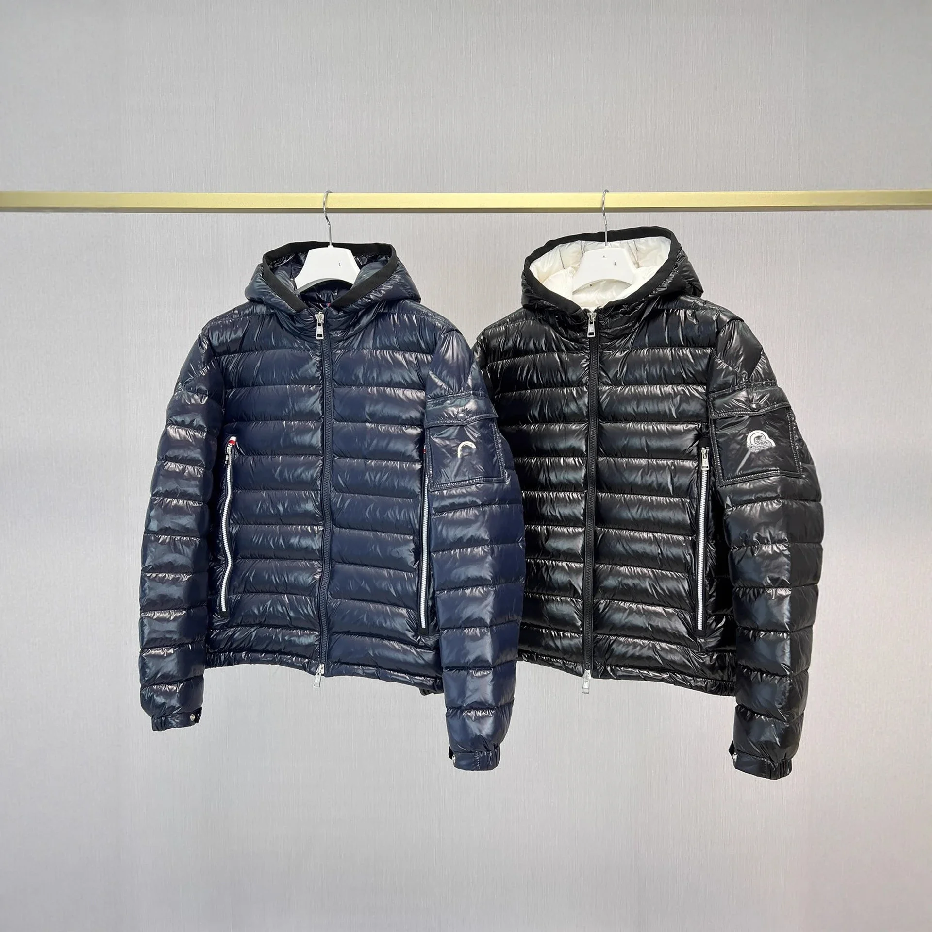 M's Men's Galion Solid Hooded Puffer