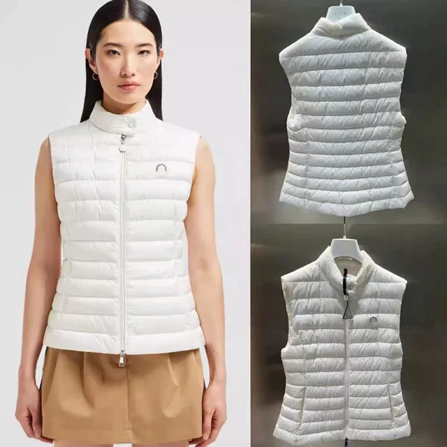 Mengjia Lgens Women's Sleeveless Down Vest Detail
