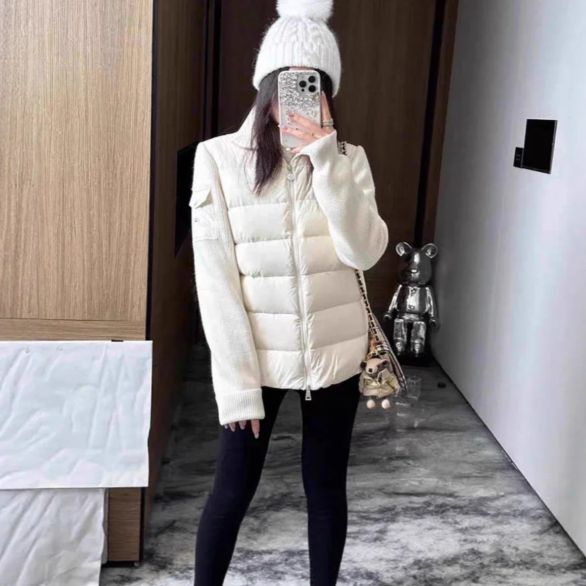 Mengjia 25SS Women's Teddy Down Jacket