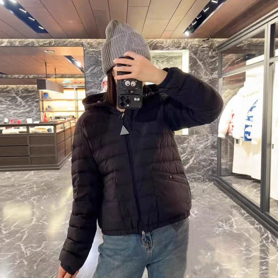 Mengjia HEDE Women's Hooded Down Jacket
