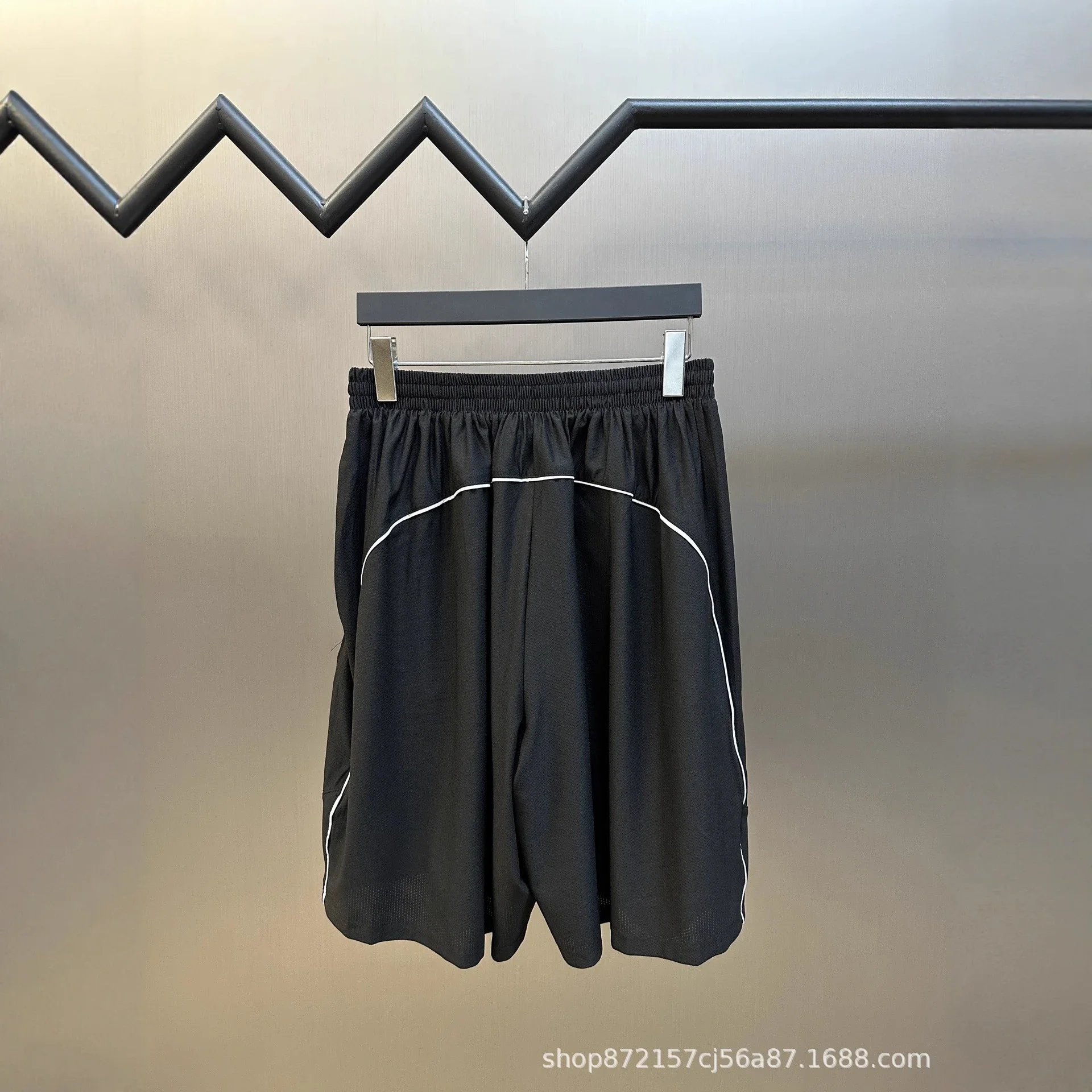 Balenciaga Summer Collab Unisex Embroidered Shorts