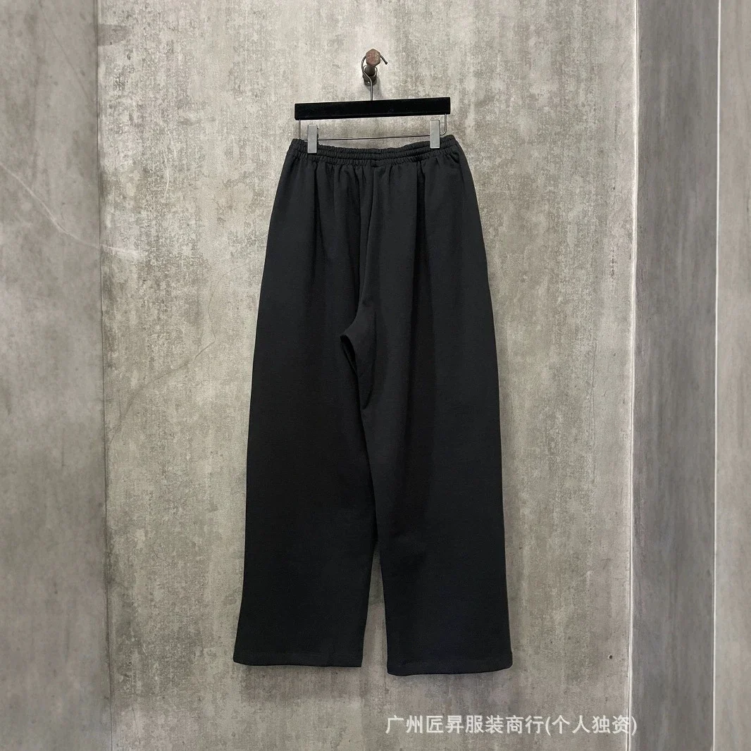 Paris 25SS Embroidered Unisex Heavyweight Sweatpants