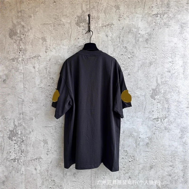 Paris Home Unisex Embroidered Loose T-Shirt